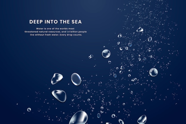 Deep sea background