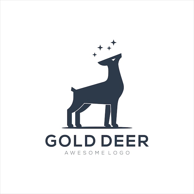 Free Vector deer icon silhouette illustration