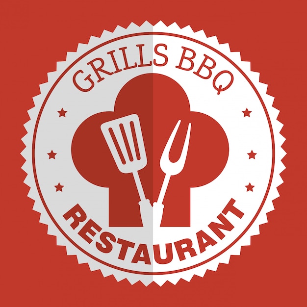 delicious barbecue food icon