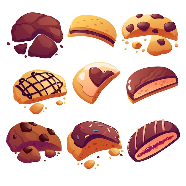 Delicious cookies illustration