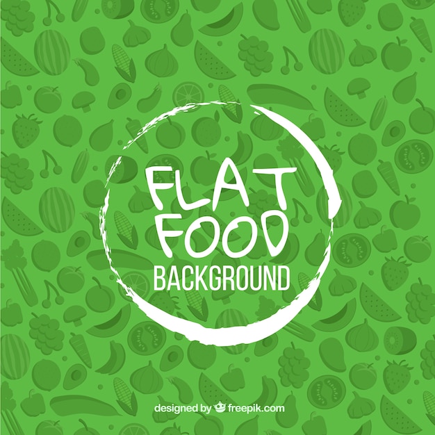 Free Vector delicious food background