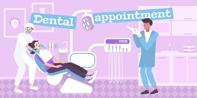 Dental appointment illustration