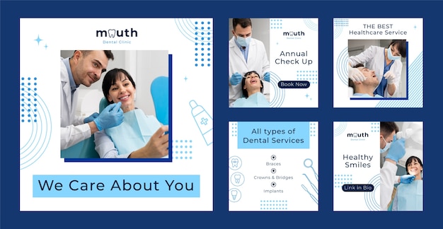 Dental clinic template design