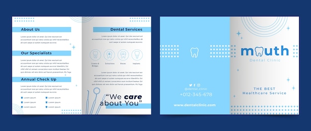 Dental clinic template design