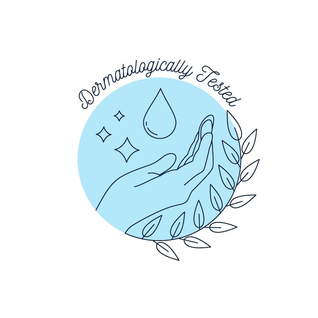 Dermatology tested soap logo