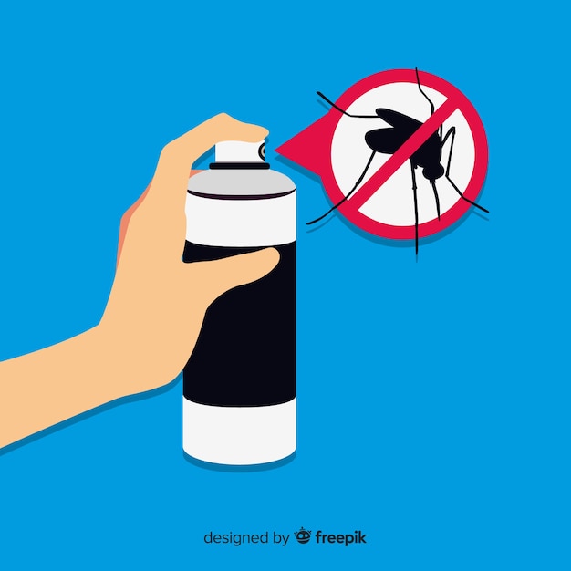 Design of hand holding mosquito spray