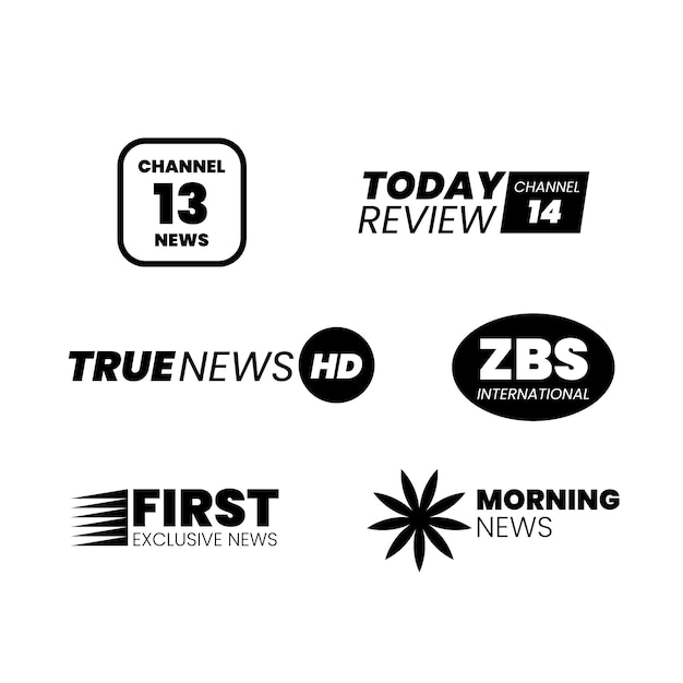 Design of news logo