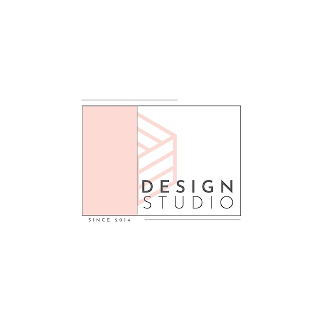 Design studio logo template