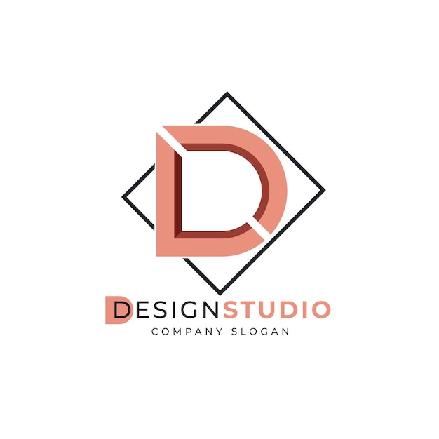 Design studio logo template