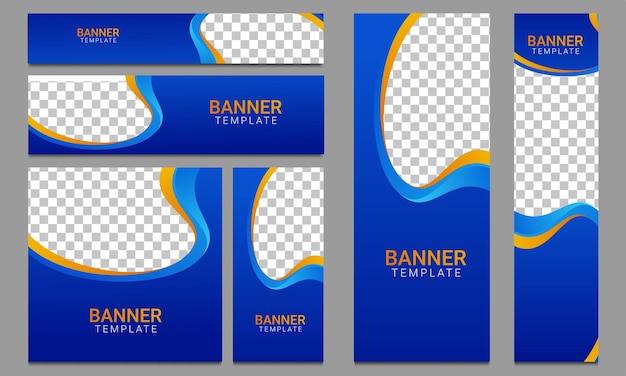 Design Web banners of different standard sizes