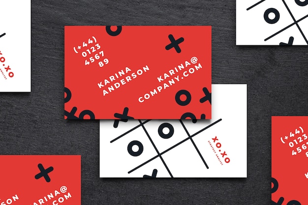 Designer business card template