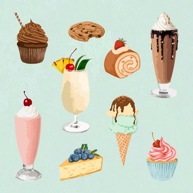 dessert clipart