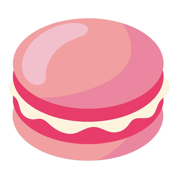 Free Vector dessert sweet macaroon icon