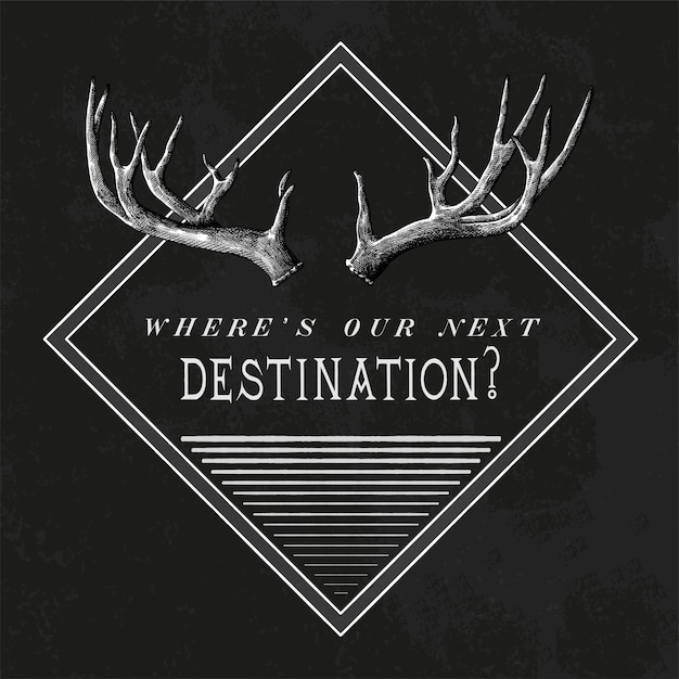 Free Vector destination travel logo design vector