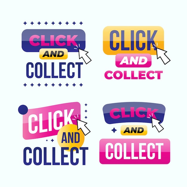 Detailed click and collect sign