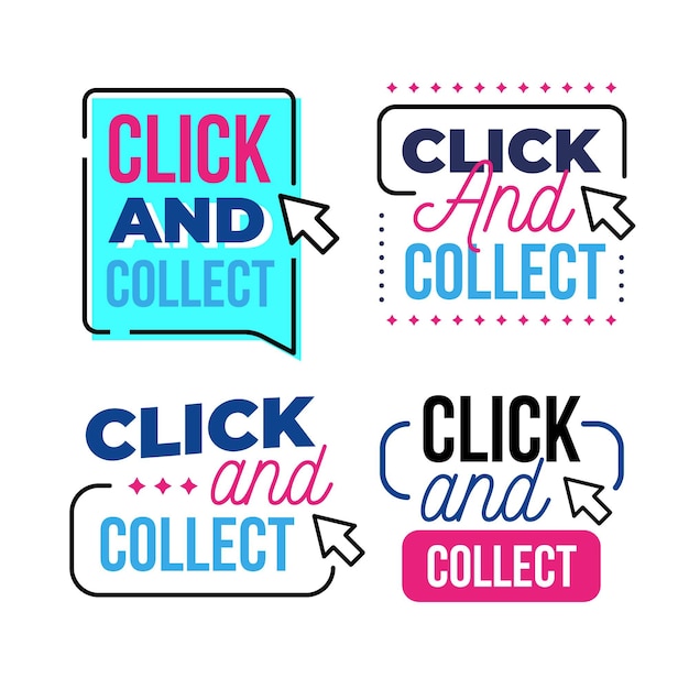 Detailed click and collect sign