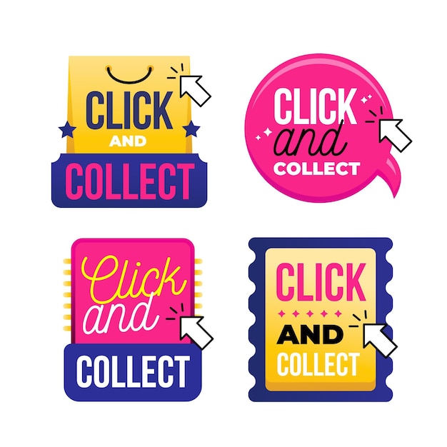 Detailed click and collect sign