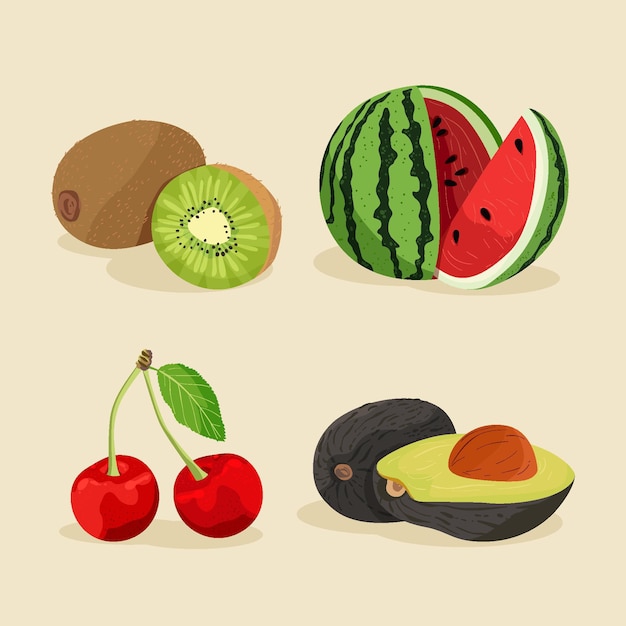 Detailed fruit collection