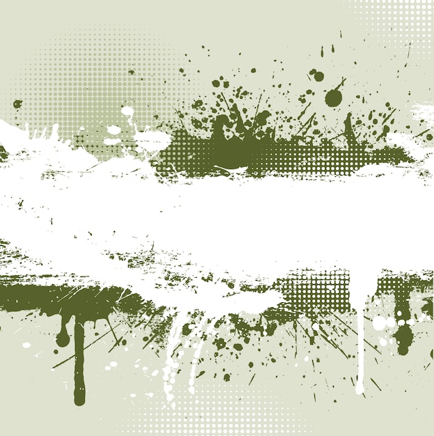 Detailed grunge background with splats and drips