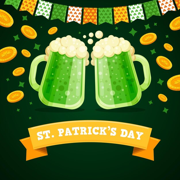 Detailed st. patrick's day illustration