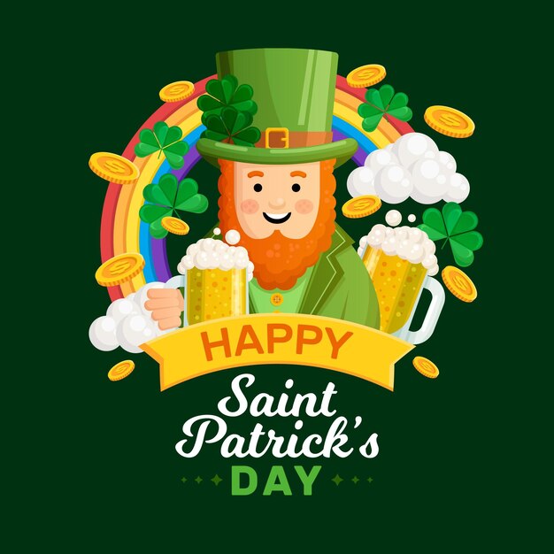 Detailed st. patrick's day illustration