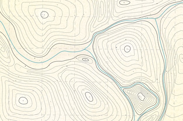 Detailed topographic map background