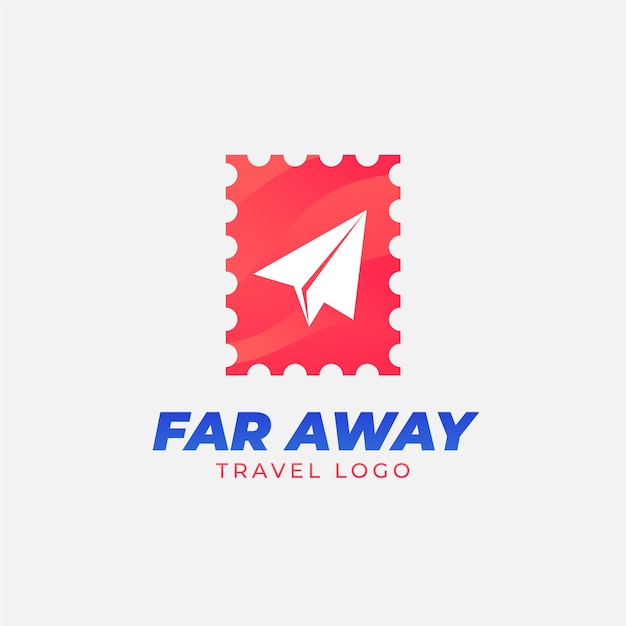 Detailed travel logo template