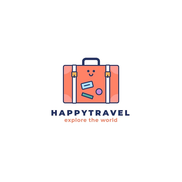 Detailed travel logo