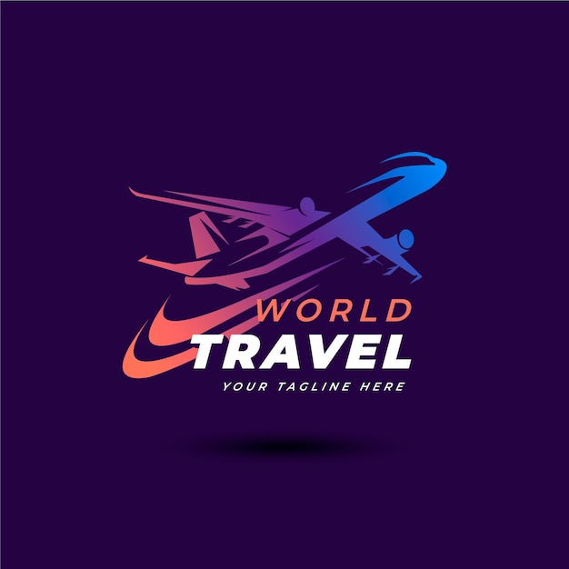 Detailed travel logo