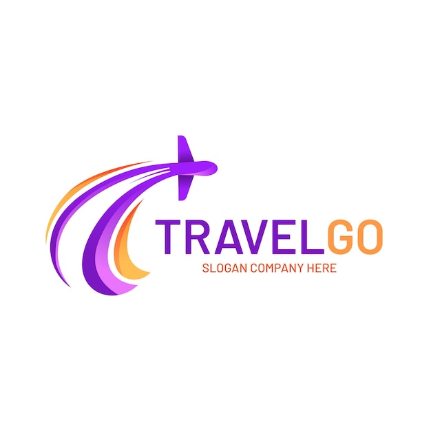 Detailed travel logo