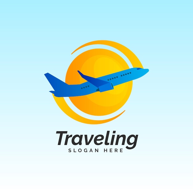 Detailed travel logo