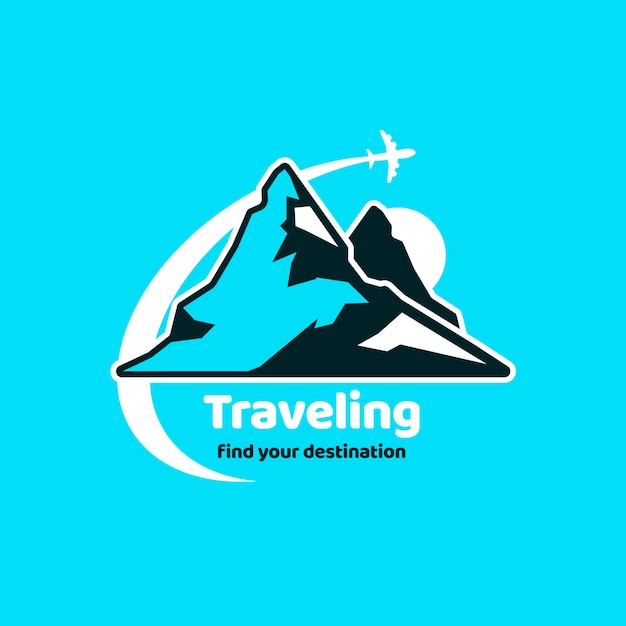 Detailed travel logo