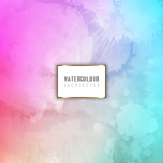 Detailed watercolour background 