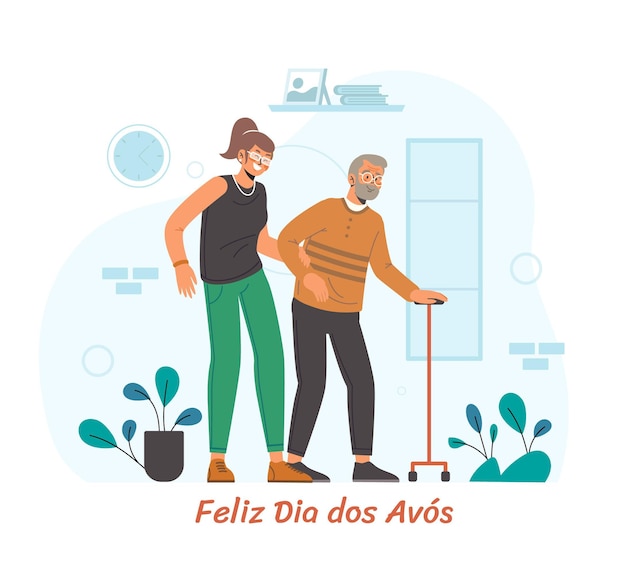 Free Vector dia dos avos celebration illustration