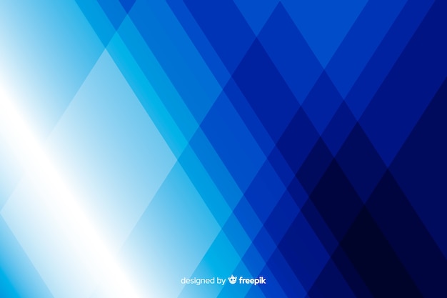 Diamond blue shapes background