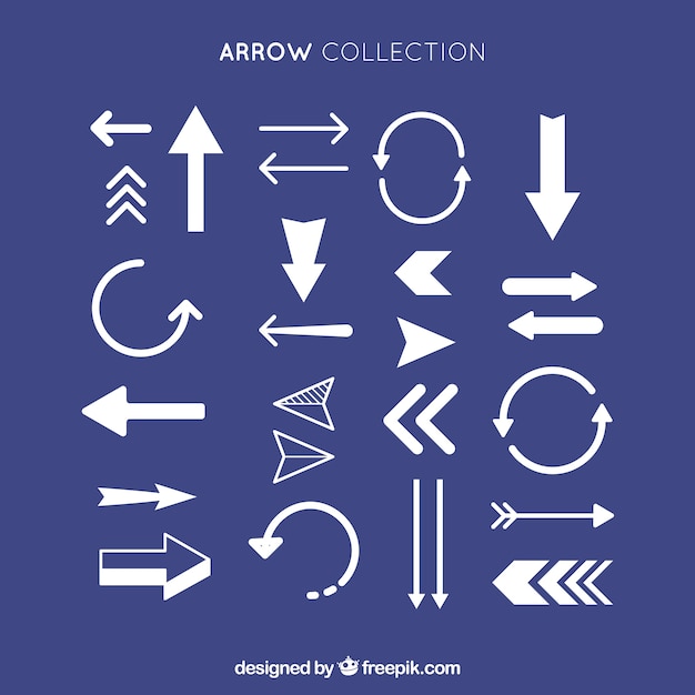 Different arrows collection to mark 