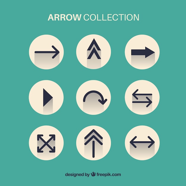 Different arrows collection to mark 