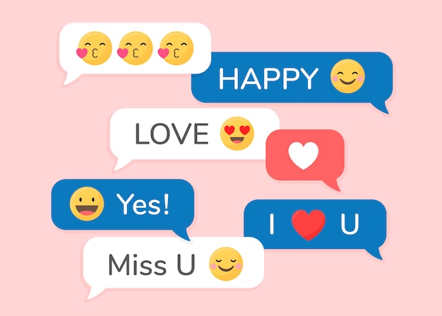 Different emoji set