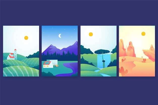 Different landscape pack