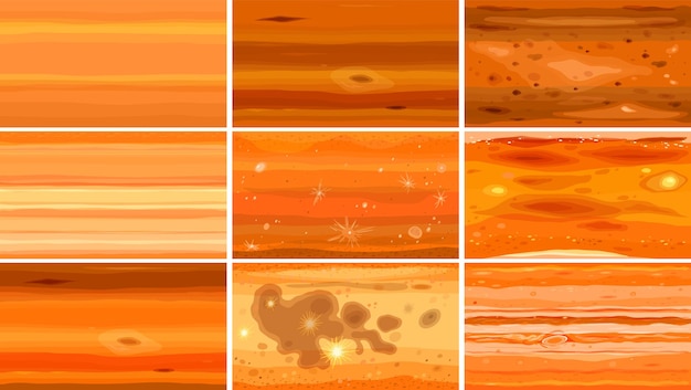 Different planet textures set