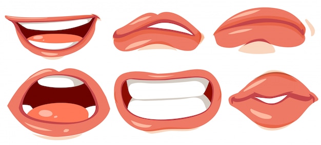 Different s of human lips