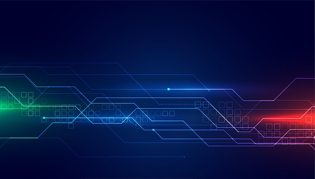 Digial circuit diagram technology background 