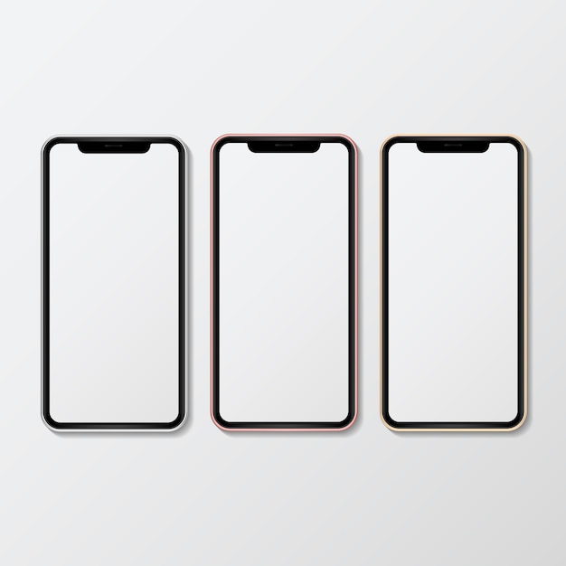 Digital device mockup set