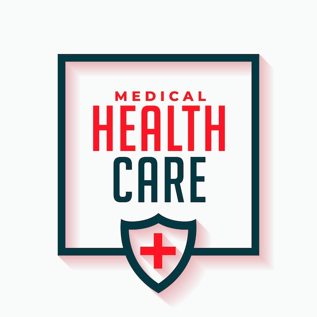 Free vector digital health care protection background with shield logo design