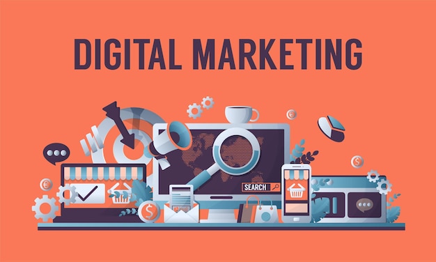 Digital marketing banner