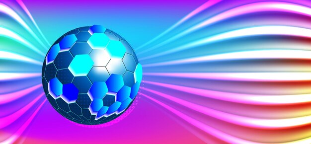 Free Vector digital tech globe ball round technology vector illustration