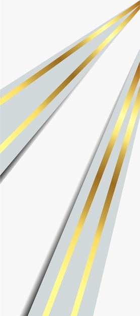 Free vector dimension layers background gold line