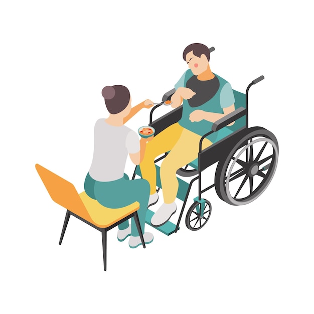 Free Vector disabled people icon