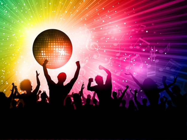 Free Vector disco background