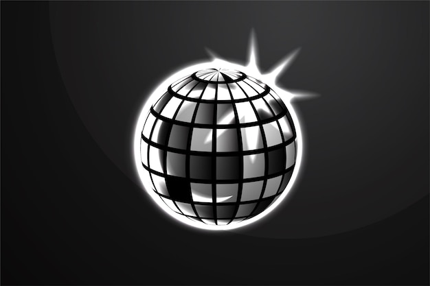 Disco Ball Abstract design Vector illustration